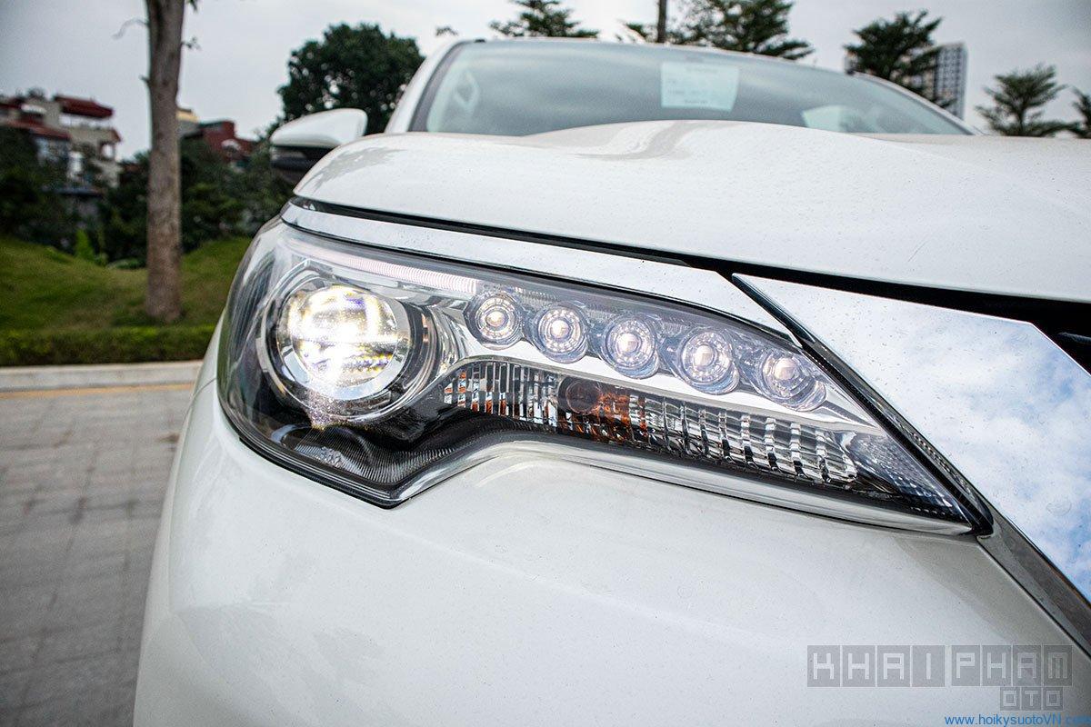 Ảnh chụp đèn pha xe Toyota Fortuner 2020