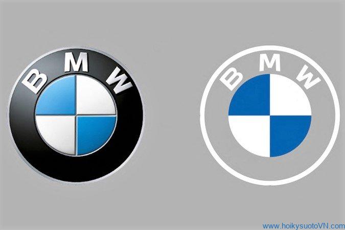 So sánh logo mới và logo cũ của BMW 1