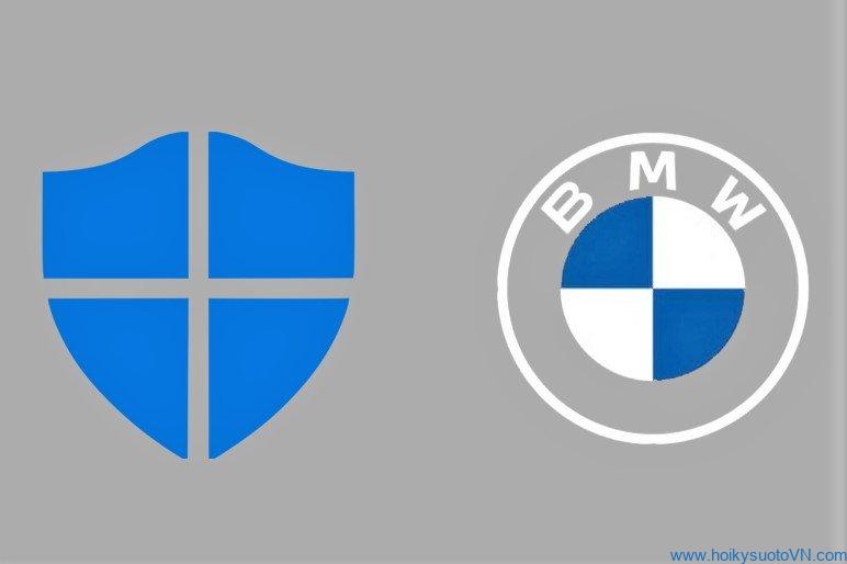 Có ý kiến cho rằng logo mới của BMW na ná Windows Defender 1