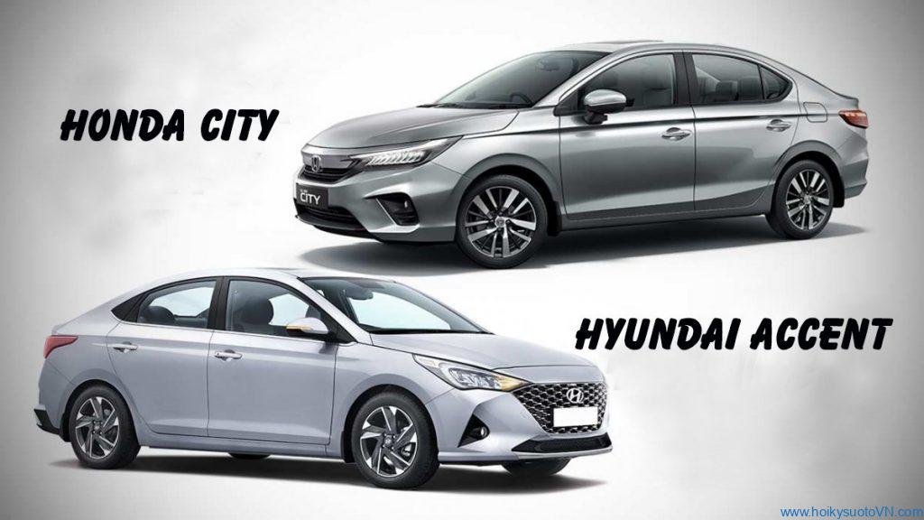 Ảnh Honda City 2020 và Hyundai Accent 2020