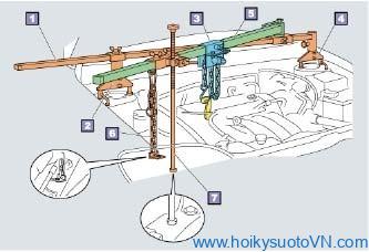 Hình 21: Lắp giá treo động cơ 